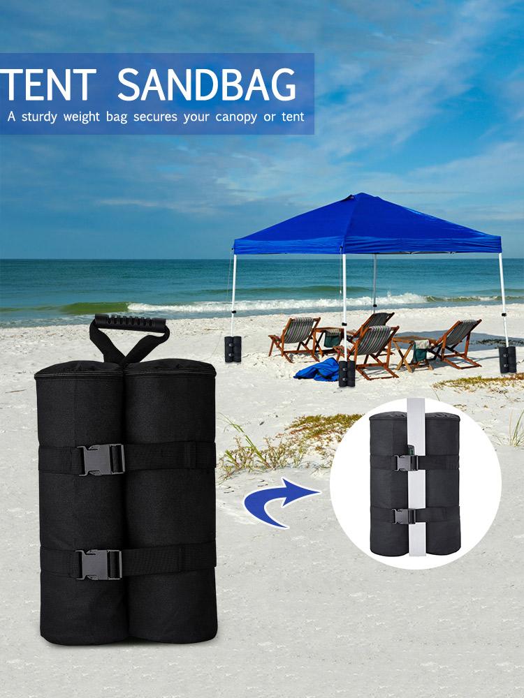Camping Equipment Outdoor Accessories Garden Gazebo Foot Leg Feet Weights Sand Bag Oxford Cloth Windproof Tent Accessories
