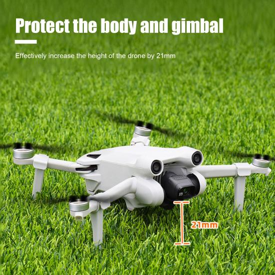 4Pcs Drone Landing Legs Compatible for DJI MINI 3 PRO Drone Front Rear Landing Gear Heightened Support Legs Drone Replacement Accessories