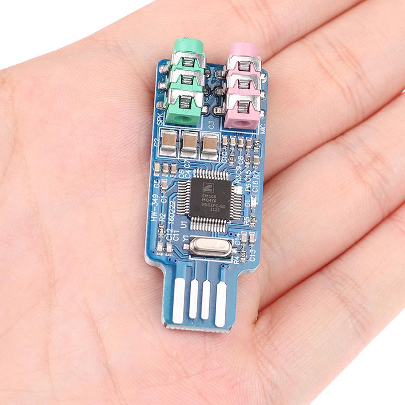 Cm108 Usb Drive Free Usb Sound Card Laptop Computer External Sound Card Module