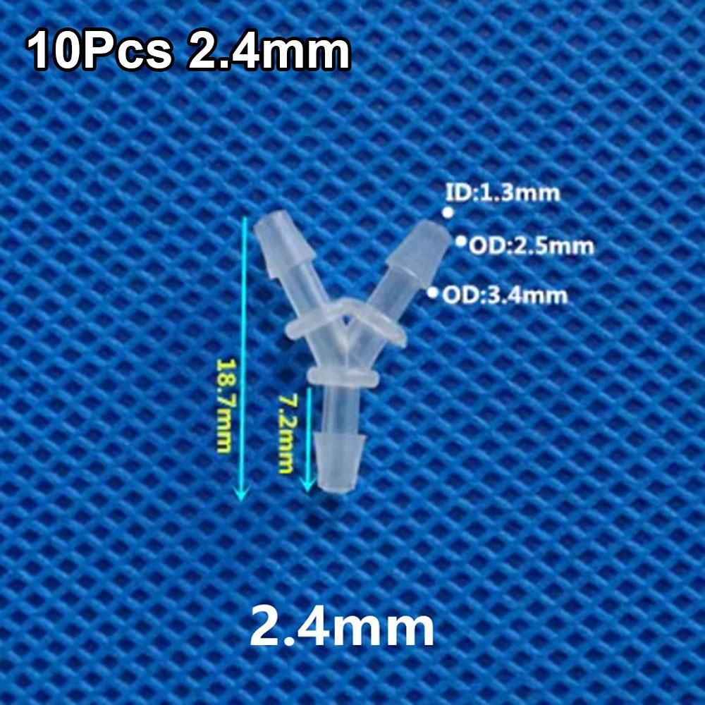 10Pcs Plastic 3 Way Connector PP PE Hose Fittings  for Aquarium Fish Tank Fittings