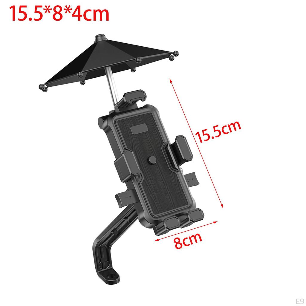 Держатель для телефона на мотоцикле, держатель для велосипеда, зажим с пятью когтями для телефонов от 4,7 до 7,2 дюйма, велосипед
