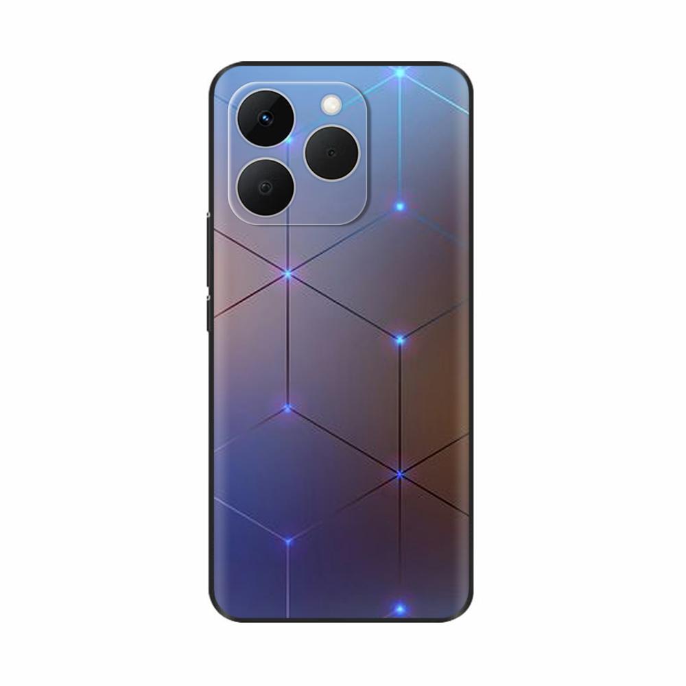 Для Realme 15T 5G Чехол Мягкий Силиконовый Бампер Мультяшный Цветок Череп Рисунок Задняя Крышка Для Oppo Realme 15T 15 T Чехлы Для Телефона Funda