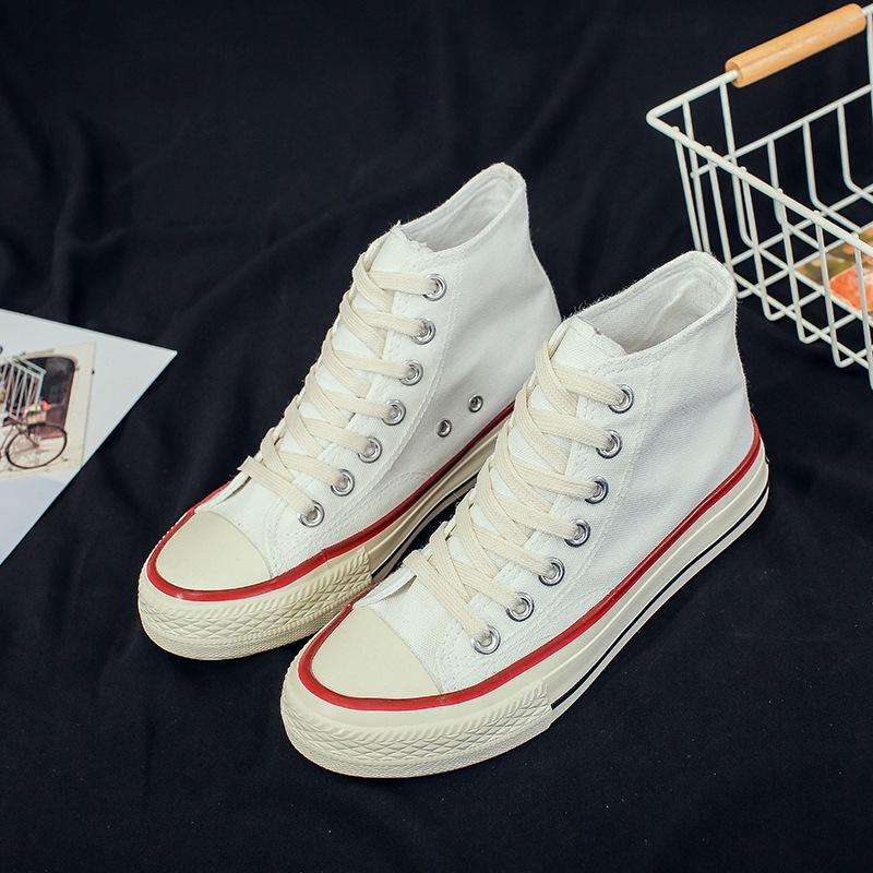 Реплика парусиновых кед с высоким верхом, женские ретро повседневные кеды, резиновая обувь, мужская и женская парная обувь