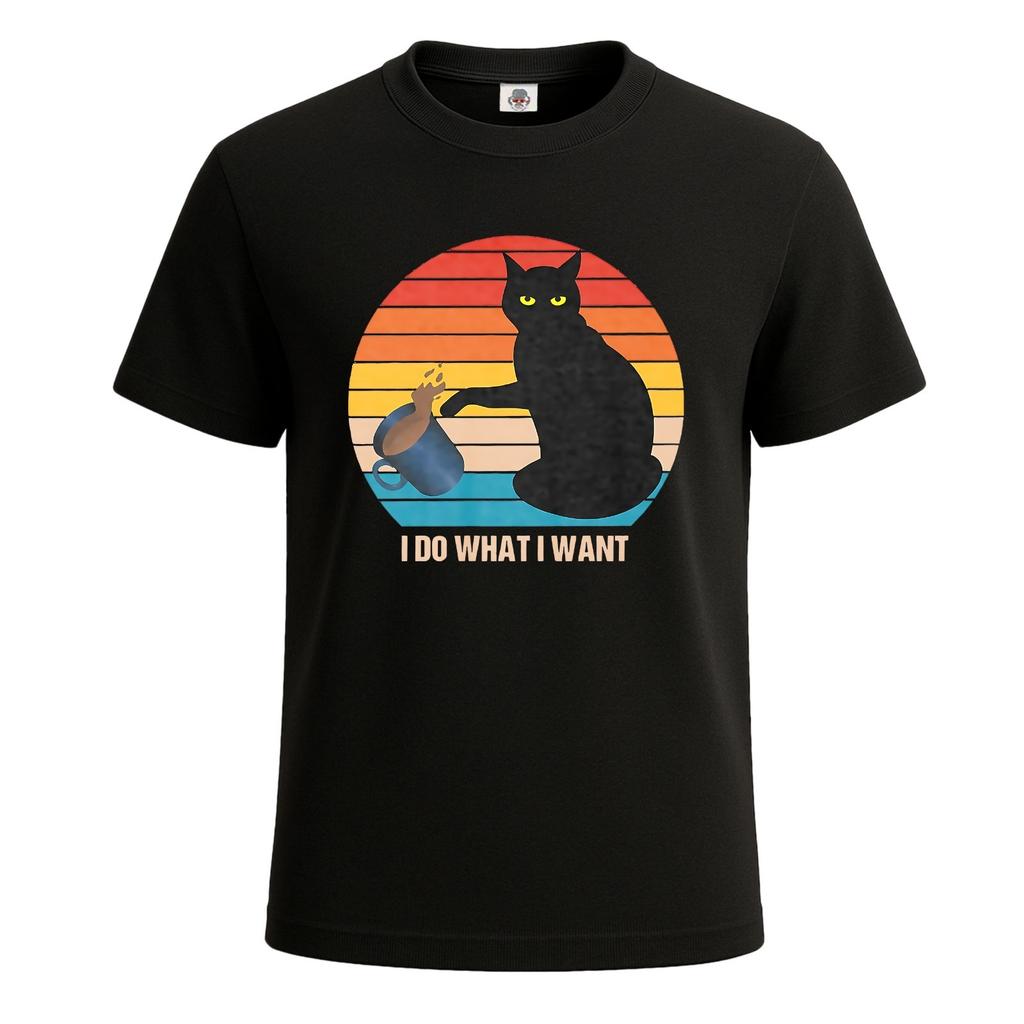 I do what i want funny orange tabby cat lover gift mens t shirt funny shirt top