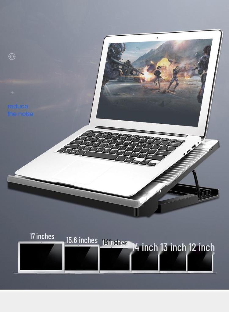 Регулируемая подставка для охлаждения ноутбука Nosi T10 - Алюминиевый сплав
