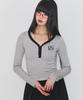ILLIGO 129 Basic Long Sleeve White Melange