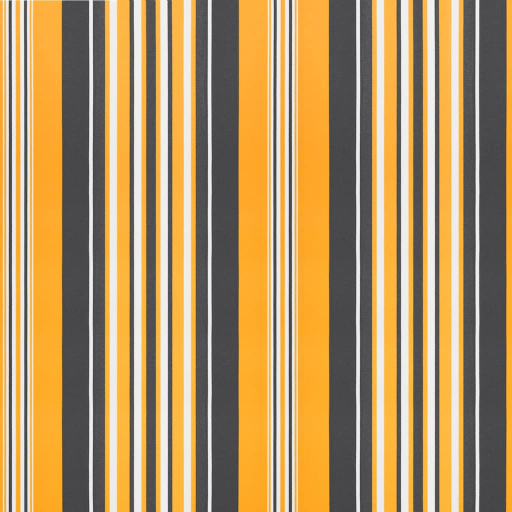 Replacement Canopy Fabric Orange and Black 2.5 x 2 m Polyester