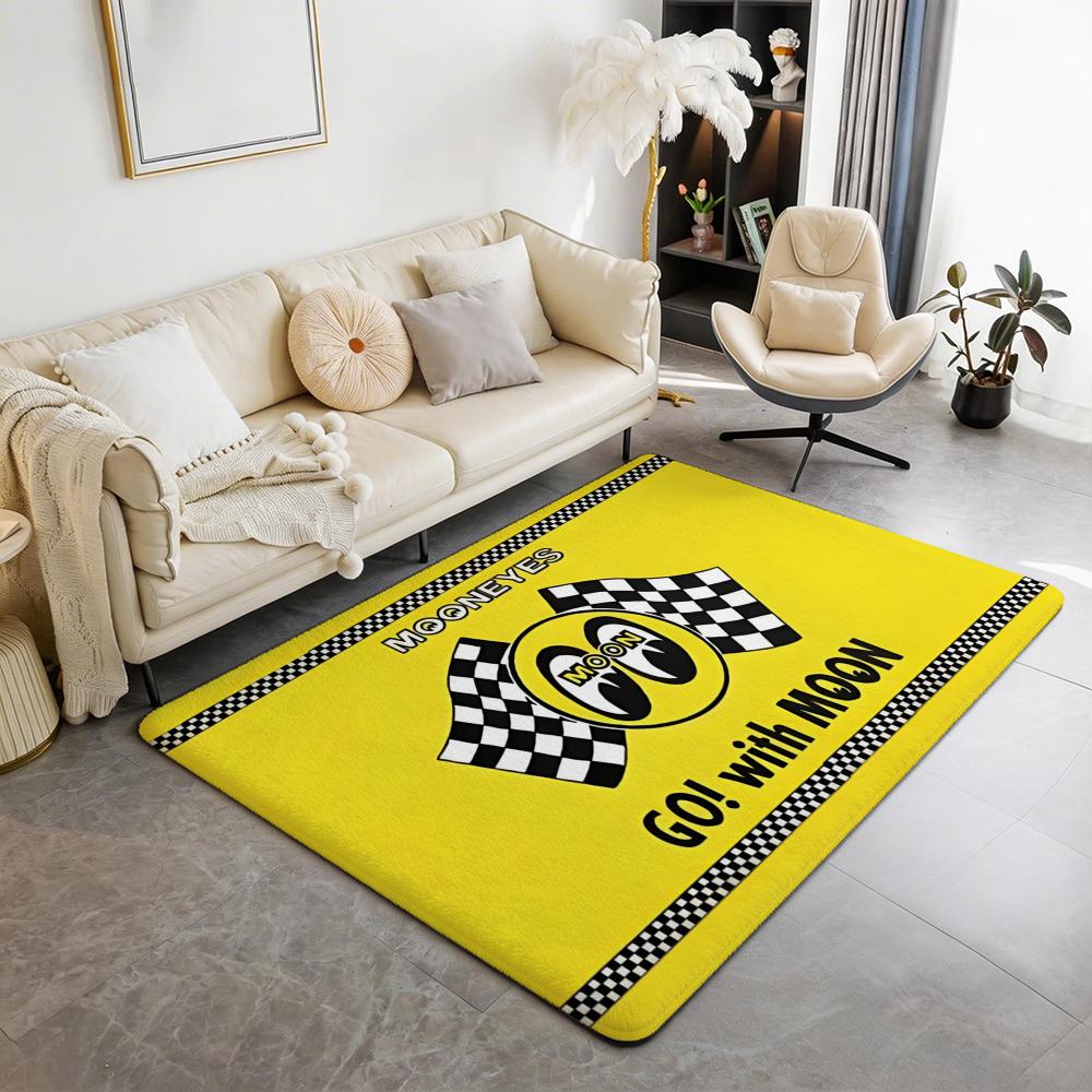Small M MooneyesS Floor Mat Eco Flannel Doormat Non Slip Odorless Indoor Floor Rug Soft Short Plush Home Mat