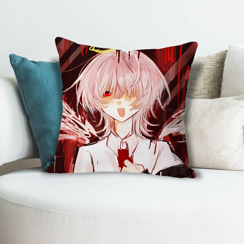 SSaihate SStation Game Anime Celebrity Merchandise AllMatch Printed Pillow Case Sofa Car Office Room Decoration Protector