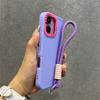 Модный Браслет Конфетного Цвета Ремешок Цепочка Чехол Для Телефона Для iPhone 17 15 11 12 13 14 16 Pro Max Plus XS XR Мягкий Силиконовый Чехол