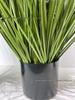 Artificial Green Plant: Potted Onion Grass & Pampas Reed