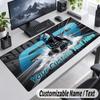 Custom Name Text Mouse Pad George Russell Personalized Desk Pad For Work And Gaming