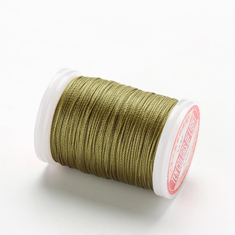 Круглая вощеная нить 0,5 мм Кожаное швейное ремесло Полиэстер Высококачественный шнур Вощеные нити Прочная нить Ручная работа