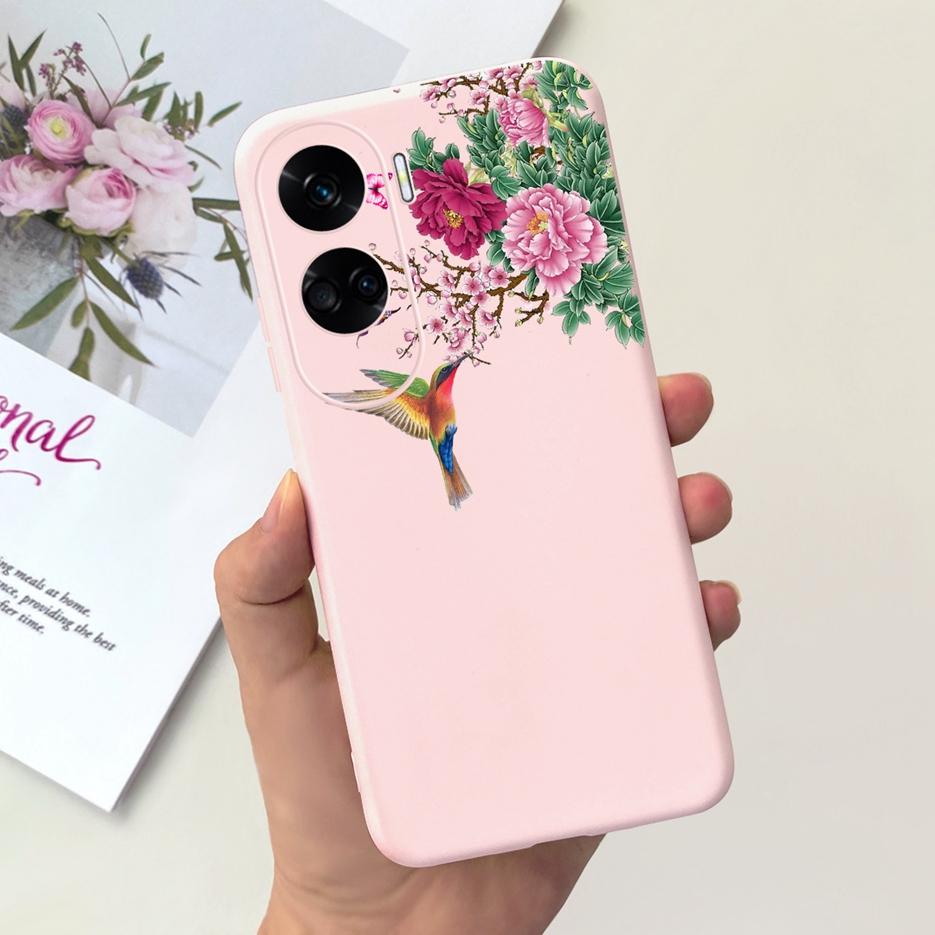 Чехол для Honor 90 Lite Роскошный Мультяшный Девочки Подсолнух Расписной Чехол Мягкий Силиконовый Чехол для Телефона Для Honor 90 Pro Honor90 Lite Чехол