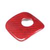 Red Real Carbon Fiber Passenger Glove Box Handle Trim For Corvette C6 2005-2013