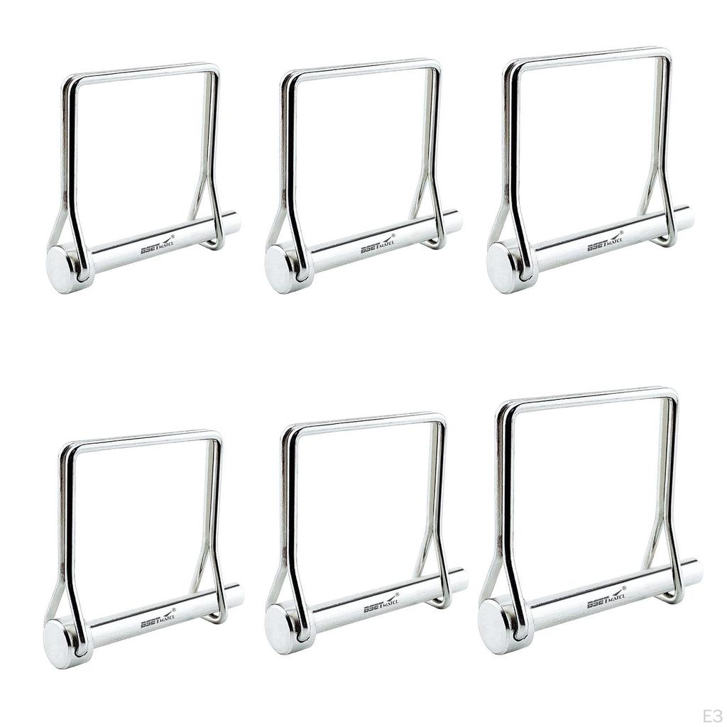 Стопорный штифт вала из нержавеющей стали 316, тросовый замок для садовых газонных ферм