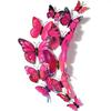 12X 3D Butterfly Wall Sticker Removable Decals Kids Nursery Wedding Decor Mural