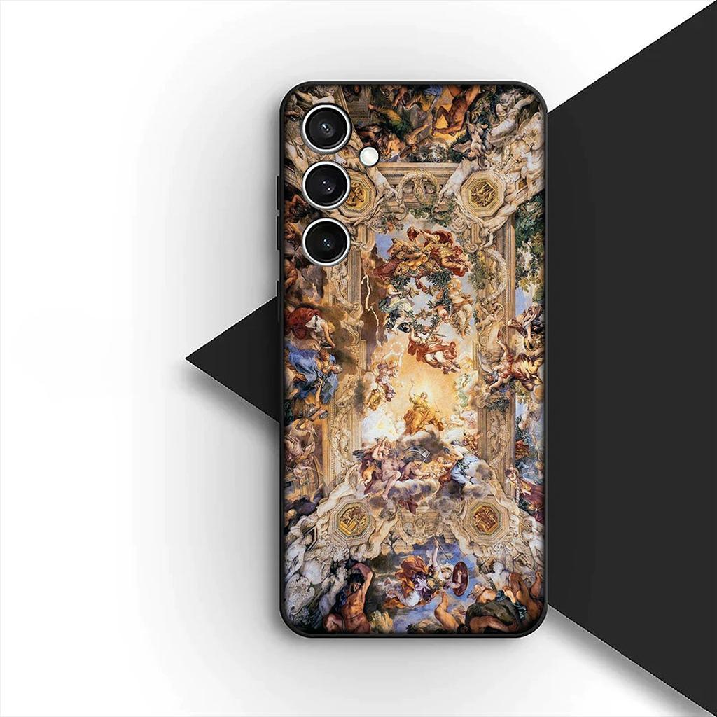 Чехол для Xiaomi Redmi Note 12 11 10 A3 Pro 10A 10C 12C Note12 5G 4G Корпус Чехол для телефона Фреска Микеланджело Сотворение Адама