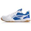 Li Ning Shock Absorbing Wear Resistant Non Slip Low Top Training Shoes Men Sneakers White Blue APTP001-1