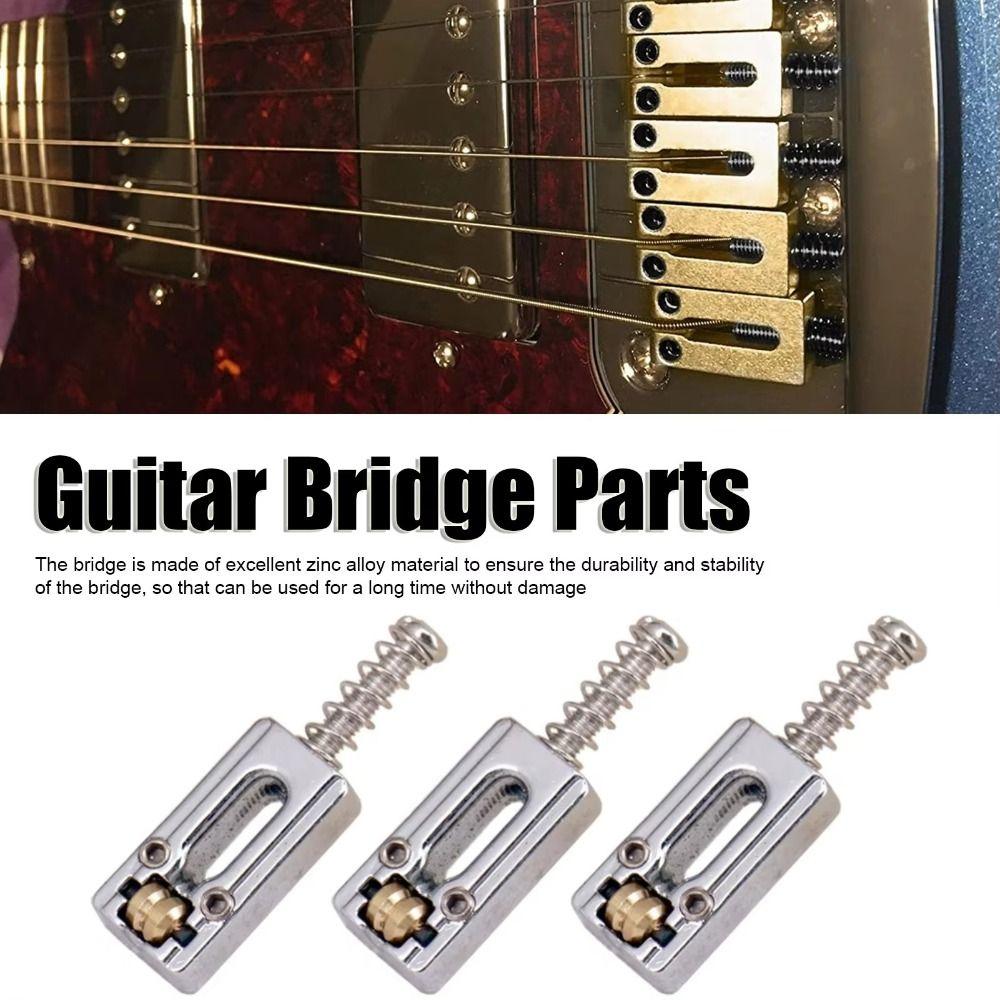 Replacement Electric Guitar Bridge Adjustable Bridge Tremolo Saddles Electric Guitar Accessories
