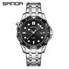 SANDA New Men's Quartz Watch TEMU Multifunctional Waterproof Luminous Calendar Business Men's Quartz Watch 1145