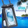 Transparent Mobile Phone Waterproof Bag Double Pocket Waterproof Phone Pouch  Cell Phone