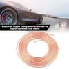 Car Brake Line Piping Replacement Copper Brake Tubing 3/16 X 25ft Durable Resistance Tubing Coil Rustproof Tube Accessories