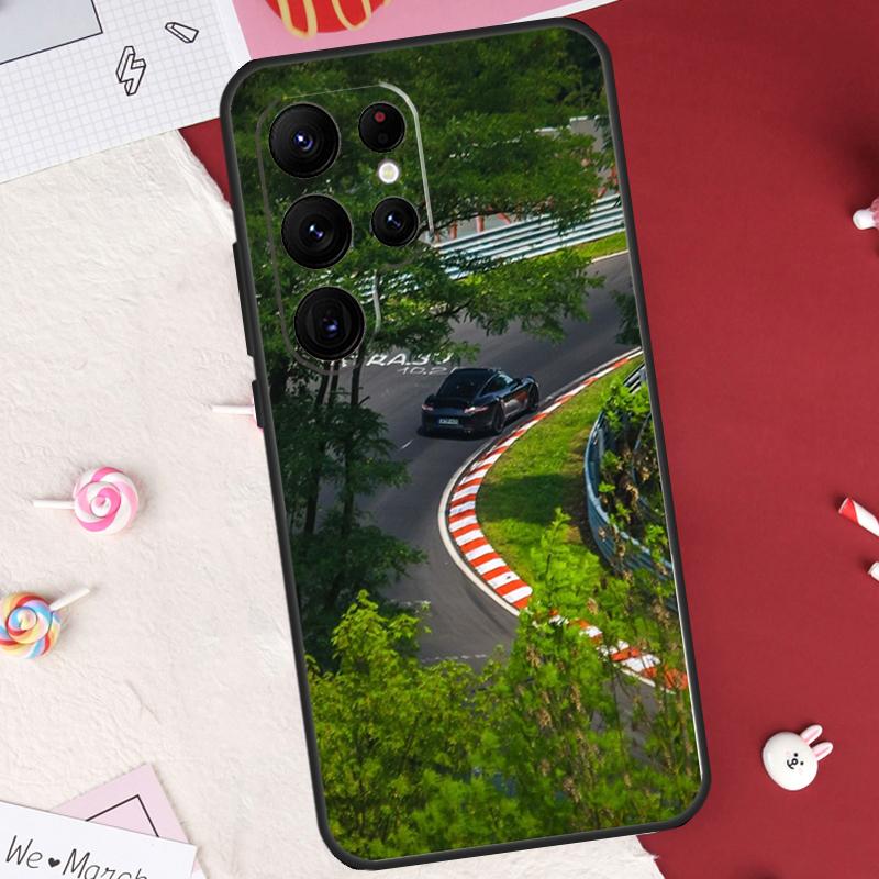 Green Hell Nurburgring Case For Samsung Galaxy S26 Ultra S23 S22 S21 S20 S24 S25 Ultra S10 Plus S25 FE Cover Shell