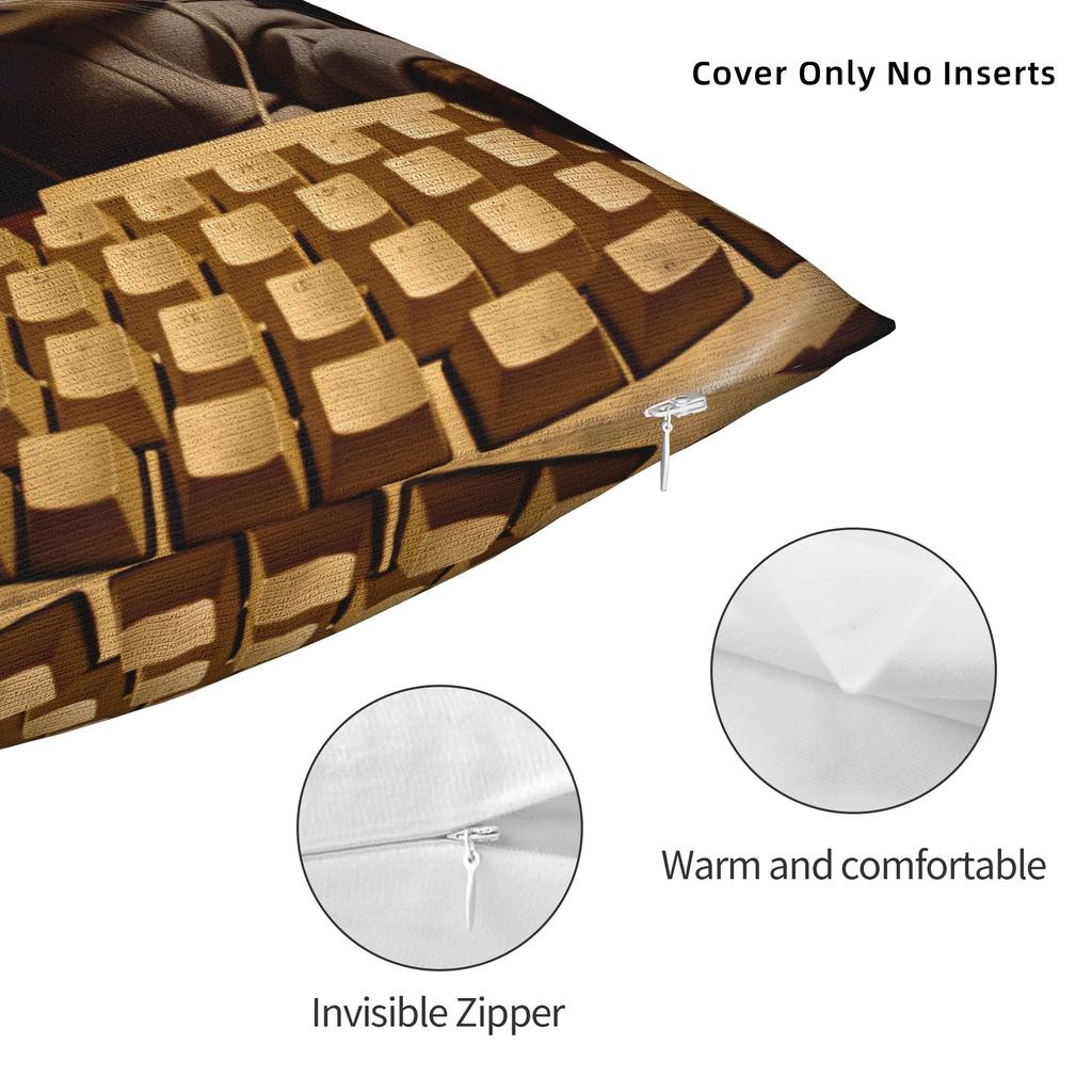 Pillow Case Gamer Cat Soft Pillow Cover For Couch Sofa Bedroom Cute Funny Pillowcases