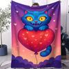 Aesthetic Trending KPop Devil Hunter Print Pattern Blanket Small Cover Blanket Soft Comfortable Suitable For Living Rooms Sofas