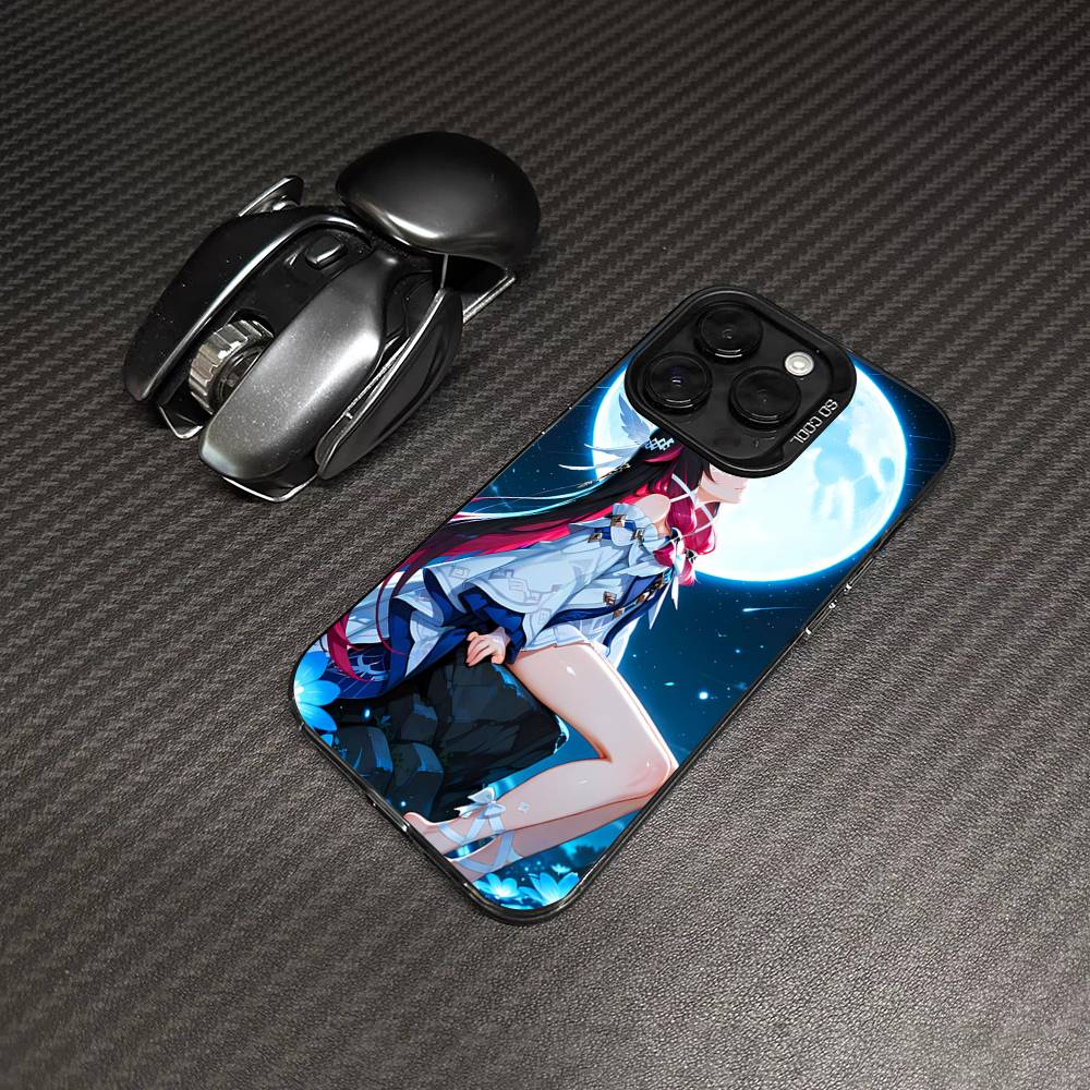 Чехол для телефона Genshin Impact Коломбина Для iPhone 17 16 15 14 13 12 11 Pro Max Plus Pro Цветной Корпус