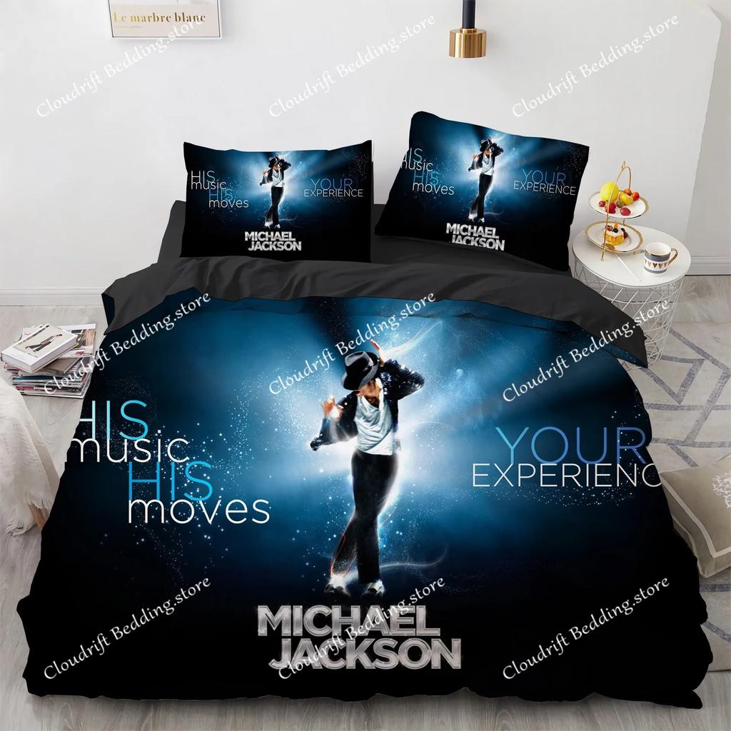 Постельное белье Michael Jackson Комплект пододеяльника Легкий Мягкий Пододеяльник Декоративный Комплект для Подростков Мальчиков Девочек Подарок Большой