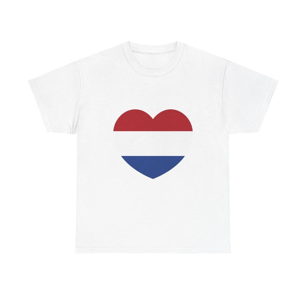 Heart Flag of the Netherlands - T-Shirt