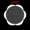 WTEMPO 20 шт. 4 стиля Одноразовые накладки на слив для душа в ванной, уловитель волос, сетка-фильтр против засоров, наклейки