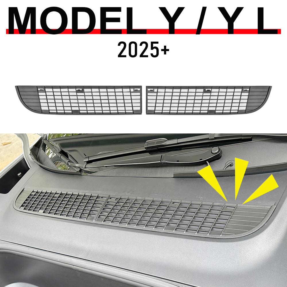 Grille Mesh Inserts for 2025 2026 Tesla Model Y YL Juniper Front Air Inlet Intake Vent Grill Cover Model Y Premium Accessories