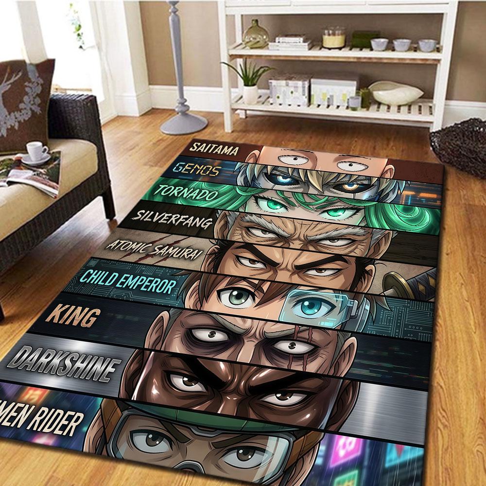Ковер с новым рисунком One-Punch Man для спален, гостиной. Крутой ковер из фильма. Идеальный подарок на день рождения HE107