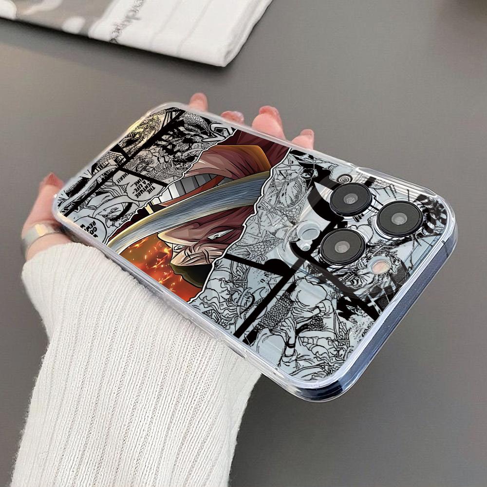 One P-Pieces L-Luffies Phone Case for iPhone 17 Air 16 15 14 Plus 13 12 11 Pro Max X Xs XR 8 e Soft TPU Transparent Cover