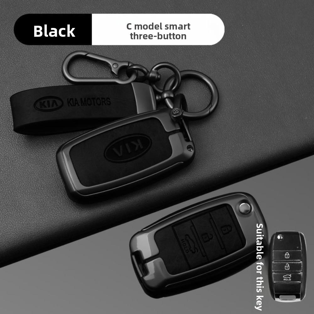 Durable for Kia Key Cover for KX3 KX5 K2 K4 Forte KXCross Sportage Seltos Rio Car Keys Protection