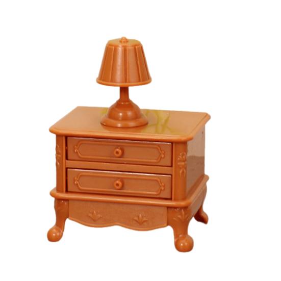 Doll Mansion Furniture Set Miniature Dressing Table Bunk Bed Bedside Table Dolls Bedroom Accessories for Kids Pretend Play