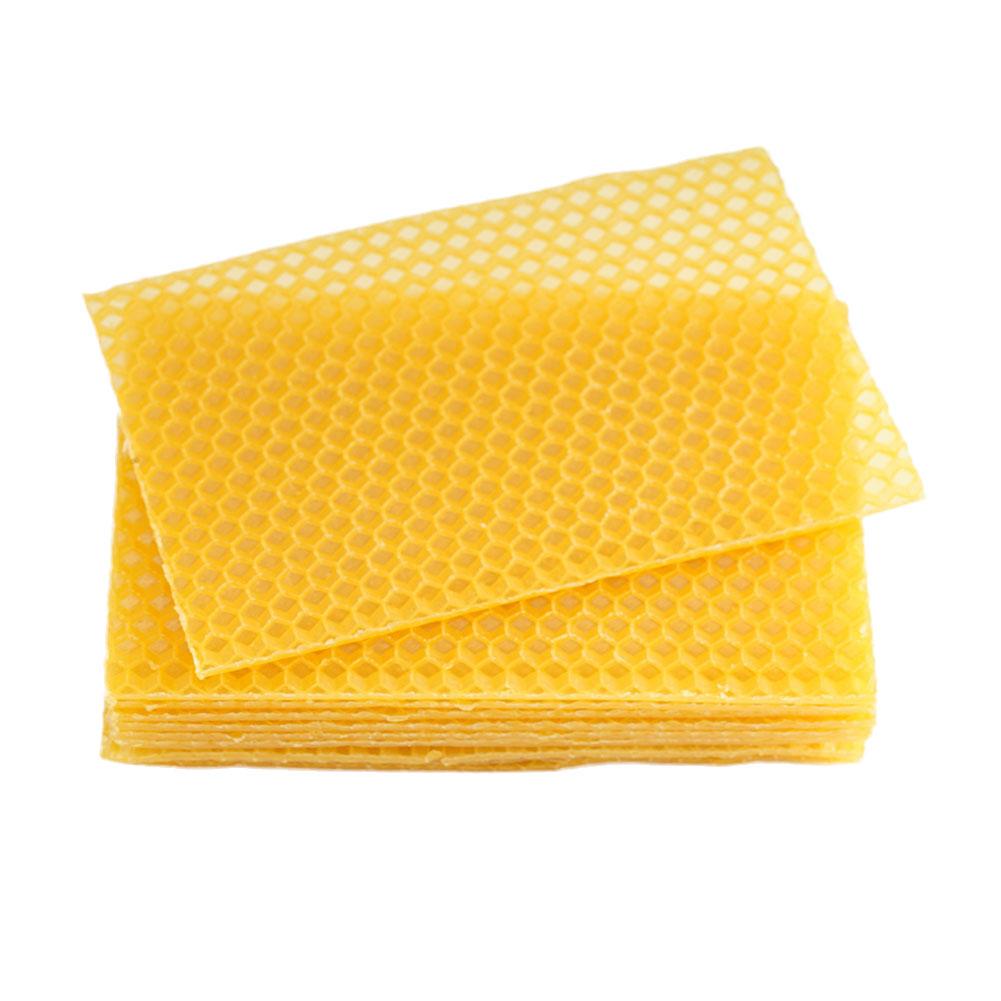 10 шт. листов пчелиного воска, наборы для изготовления свечей своими руками, набор для изготовления медовых свечей, листы для пчеловодства с пчелиным воском