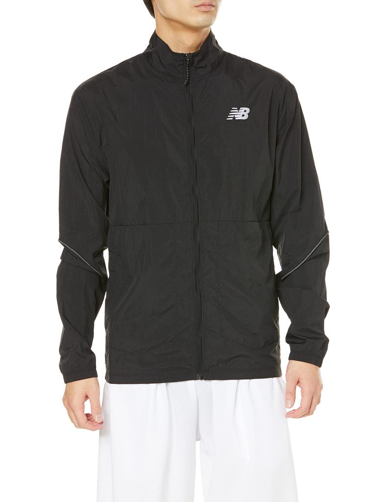 New Balance Мужская беговая куртка Impact Woven (MJ21264) черный (BK) Размер M
