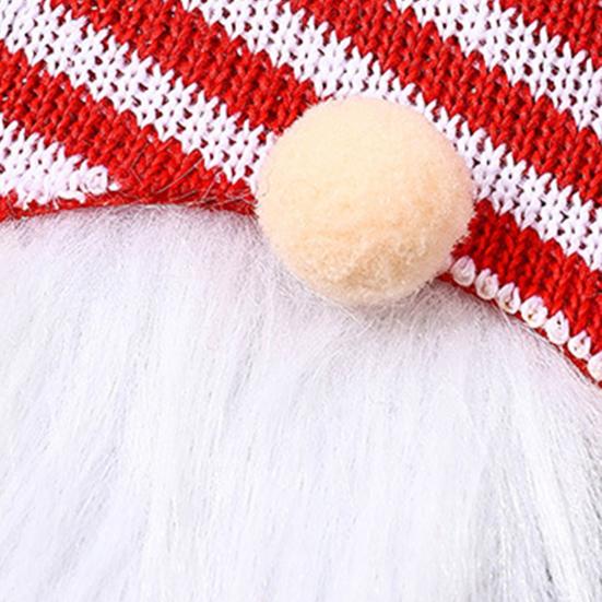 Набор из 18 бород и кос для кукол-гномов своими руками, бороды из искусственного меха с носом-шариком из дерева, украшения своими руками, товары для творчества на Рождество, кукла-гном