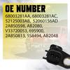 4x ABS Wheel Speed Sensor Fit 2012-2017 Jeep Wrangler 3.6L 68003281AA 68003281AC
