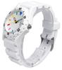 CITIZEN 10 ATM Water Color White Design Q&Q Watch, Resistant, Watch, Rubber, Multi, Diver's