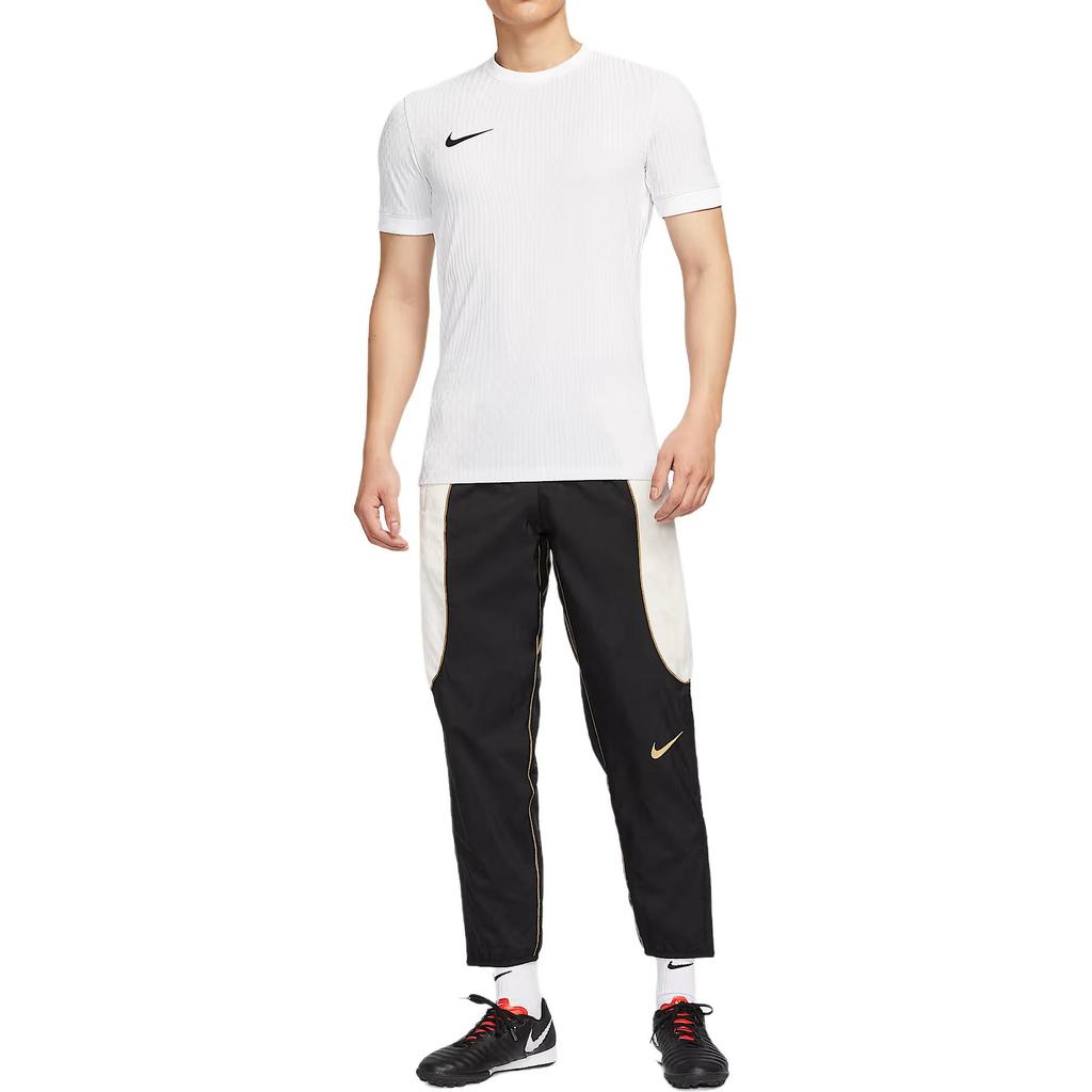 Nike SS25 Модная Универсальная Мягкая Удобная Футболка с Круглым Вырезом Мужские Топы Белый FZ9272-100