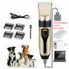 Cordless Dog Clipper Kits Dog Grooming Clippers Pet Hair Trimmer with 4 Combs