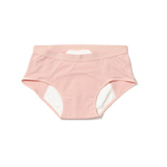 [Сертификация Министерства безопасности пищевых продуктов и лекарственных средств] Органические менструальные трусики-трусики CyClean, абрикосовый/черный