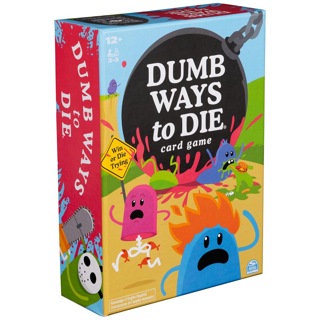 Spin Master Games Dumb Ways To Die Card Game Card Game Based On the Viral Video Adult Party Game Adult Game Fun Game for Families and Kids Ages 12 and