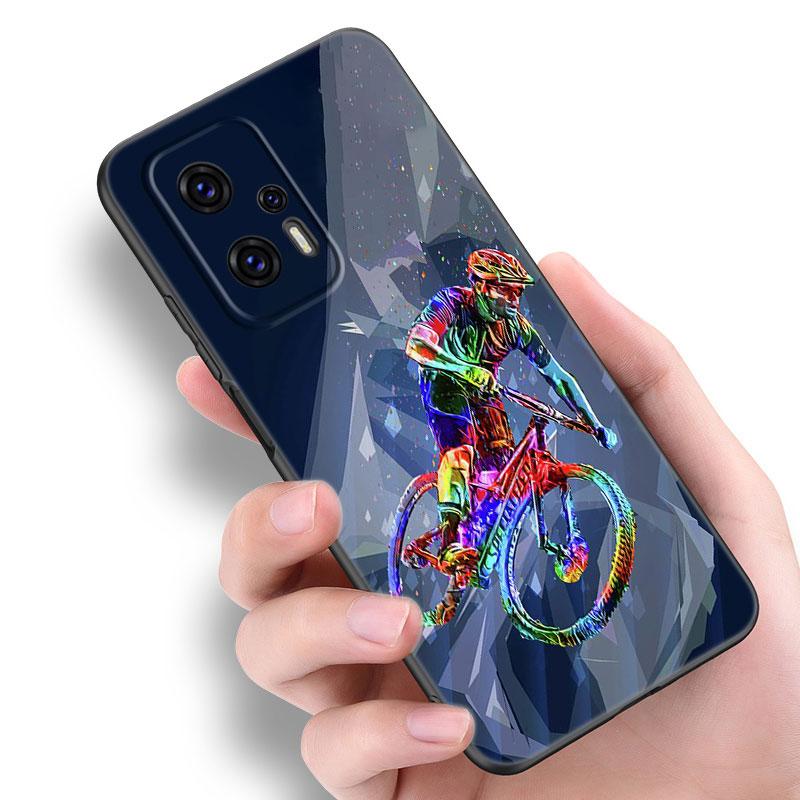 Чехол для телефона с рисунком «Велоспорт» для Xiaomi POCO F2 F3 M2 M3 M4 X3 X4 Pro NFC F4 GT 5G F1 X2 C3 C31 C40 M5S, мягкий черный чехол из ТПУ
