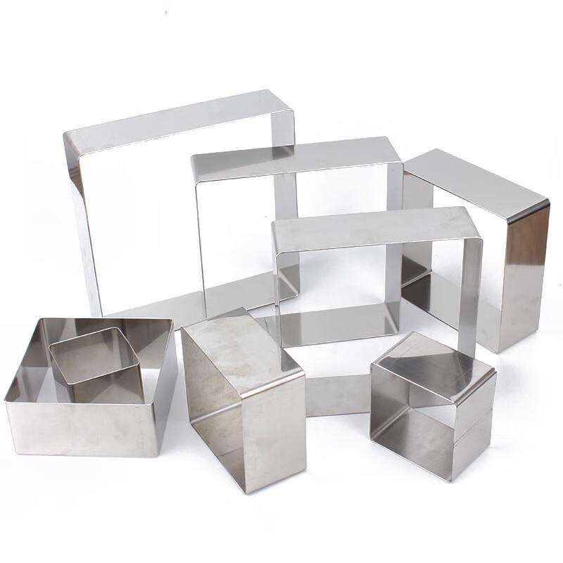 Квадратное кольцо для мусса из нержавеющей стали, форма для торта